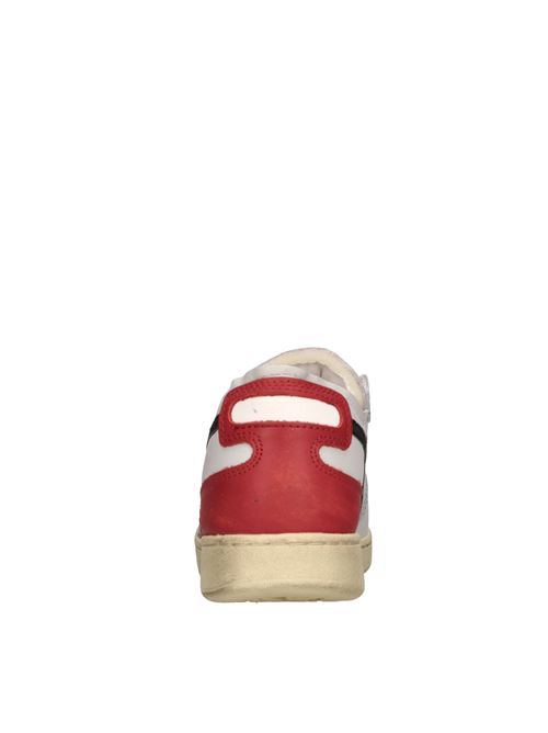 Sneakers in pelle DIADORA HERITAGE | MI BASKET ROW CUTBIANCO-NERO-ROSSO-GRIGIO